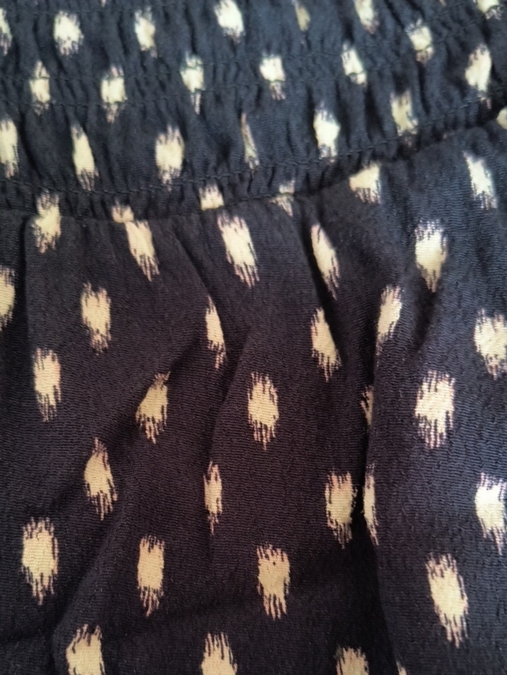 Madewell Smocked-waist Midi Skirt In Shibori Dot Print - Picture 3 of 5